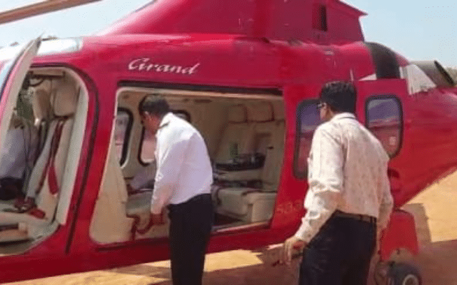 Annamalai chopper inspected over allegations of smuggling of money