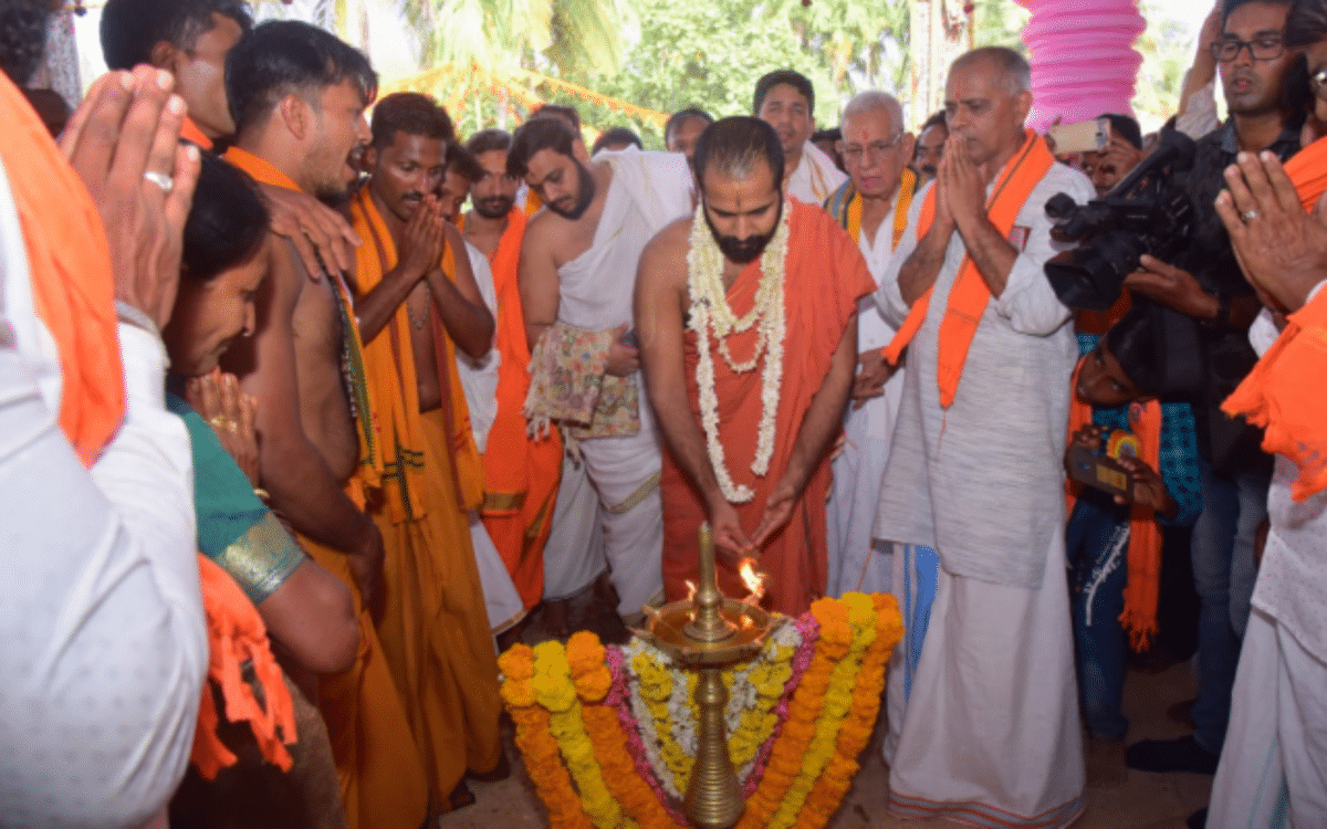 Kundapur: Sri Adishakti Temple Mudu Tariberu Rajagopuram inaugurated