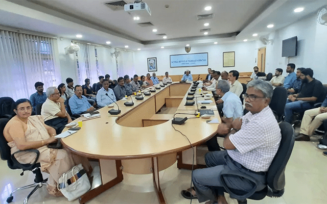 Naval-base Karwar visits NITK Surathkal