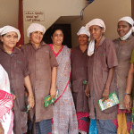 Divya Prabha Gowda visits women's supplementary nutritious food manufacturing centre in Puttur