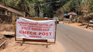 Inspection of check posts within puttur assembly constituency limits