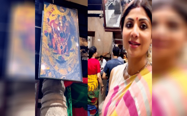 Bollywood actress Shilpa Shetty visits Kateel temple