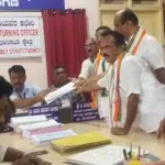 Sullia: Congress candidate Krishnappa files nomination