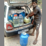 Sullia: Day and night struggle for water, panchayat not cooperating