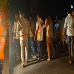 Activists lathicharge several injured as they block car of Charmadi polling staff