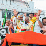 MLA H.K. Suresh gets a grand welcome at Arehalli