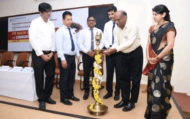 Workshop on Eye Related Diseases and Control of Blindness inaugurated at KMC, Manipal