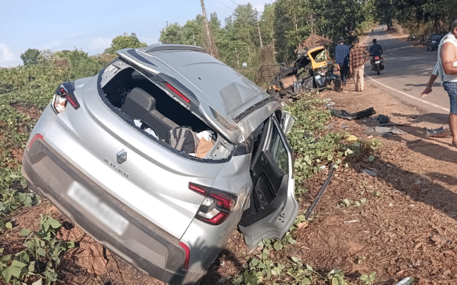 Road accident at Perinje, passengers critical