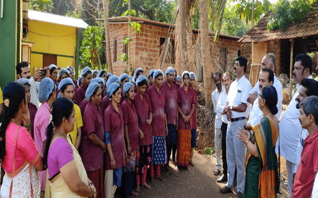 Ashok Kumar Rai visits Ukkuda Sri Sharada Cashew Nut Processing Plant