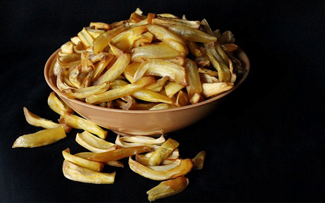 A simple way to make jackfruit chips