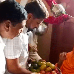 MLA Darshan Dhruvanarayan visited Sattur Mutt