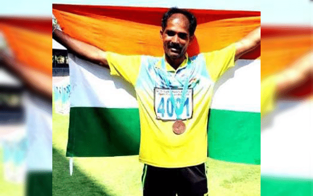 Athlete Dinesh Ganiga to participate in Master Athletics Meet to be held in Singapore, Malaysia