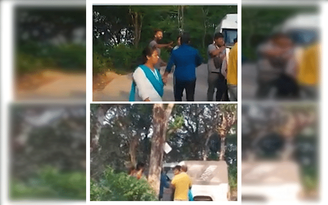 Madikeri: Tourists attacked by local traders and toll collectors at Abhi Falls