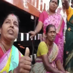 Fishermen women protest against BJP government in Malpe