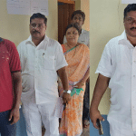 Kundapur: Mansoor Ibrahim casts his vote