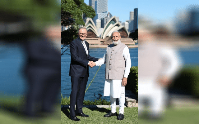 PM Modi discusses attacks on temples with Australian PM
