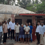 Ashok Kumar Rai visits house damaged after tree falls due to heavy rains