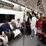 pm modi takes metro