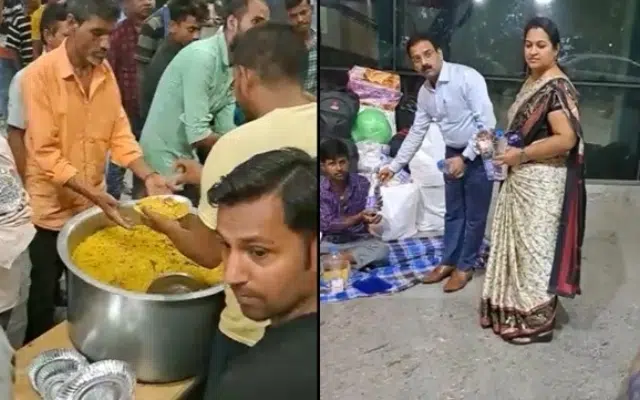 Train accident: Govt arranges food for passengers at Baiyappanahalli station