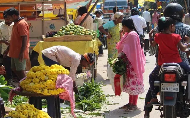 Ganesh Chaturthi celebrations: Sale of flowers, fruits, vegetables, sugarcane picks up